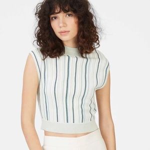 NWT Club Monaco Shiresah Sweater in White Multi, XS